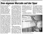 Zeitungsbericht im Berner-Oberländer